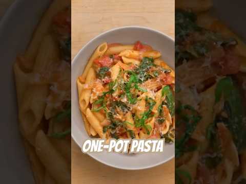 Frankie made a delicious pasta with Only One Pot and You Can Too! ⬇️Click here for recipe⬇️