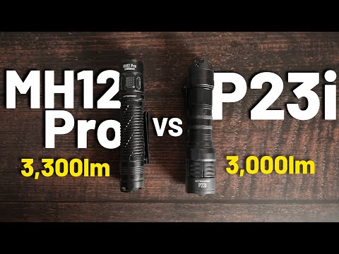 Hard Hitting Hybrid Beams! | Nitecore P23i vs MH12 Pro