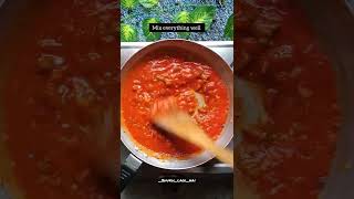 Red Sauce Pasta #shorts #ytshorts #redsaucepasta