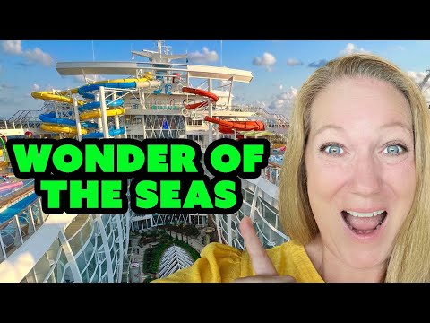 1st Day on Wonder of the Seas Cruise + LARGEST Ship in the World