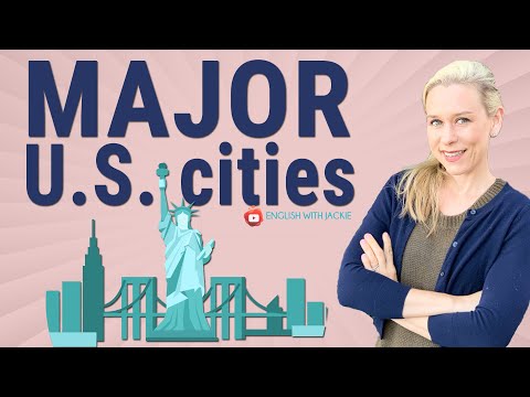 Pronounce 20 Major US Cities CORRECTLY | Popular American cities | English with Jackie