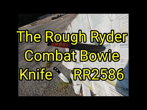 (1563) The Rough Ryder Combat Bowie Knife 🔪 RR2586