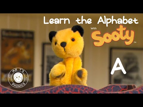 Learn the Alphabet with Sooty | Letter A | Mr. T's Phonics