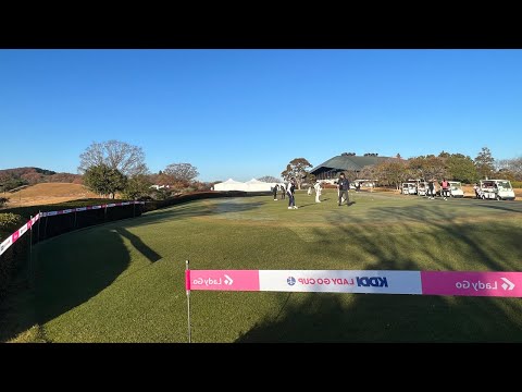 【 lady go golf 】KDDI LADY GO CUP 前半最終組を4番ホールから帯同！