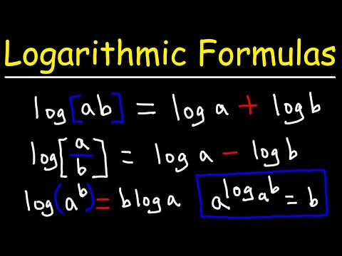 Logarithms - Formulas