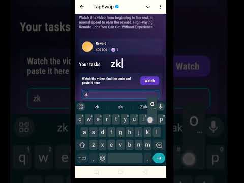 Remote jobs | Tapswap code | Tapswap code today remote jobs