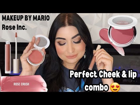 Makeup By Mario Soft Pop Plumping Veil Blush + Rose Inc Longwearing Matte Liquid Lipstick Review