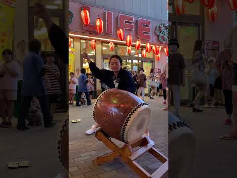 四年ぶりの盆踊り＠北赤羽駅浮間口 #和太鼓 #盆踊り #祭り #響友会 #shorts