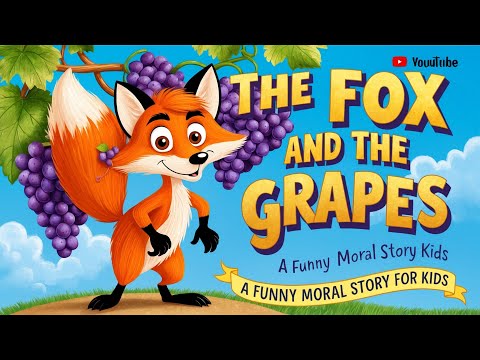 The Fox and the Grapes | A Funny Moral Tale for Kids #MoralStory