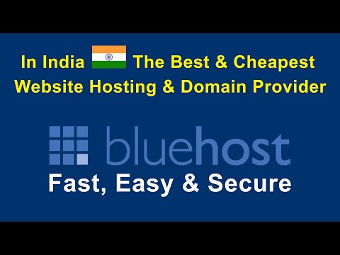 India's No.1 Hosting, Domain Provider is BLUEHOST - Fast, Easy & Secure WordPress Hosting in Minutes