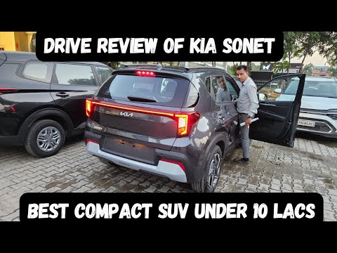 Drive Review of Kia Sonet | Best Compact SUV under 10lacs | Kia Sonet HTK optional 2024