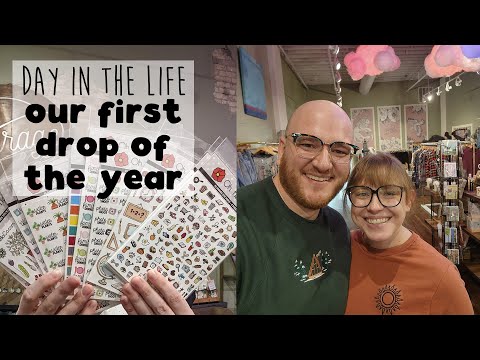 Behind the Scenes of Our First Drop of the Year | Day in the Life of a Small Business Owner