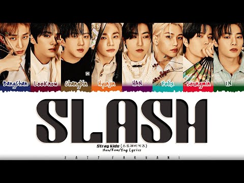 Stray Kids (스트레이키즈) - 'SLASH' [Deadpool & Wolverine OST] Lyrics [Color Coded_Han_Rom_Eng]