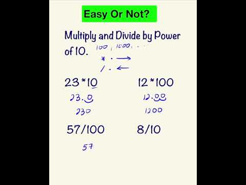 Multiply And Divide By Power Of 10