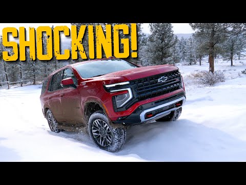 The 2025 Chevy Tahoe Z71 Performed WAY Better In The Snow Than We Expected!