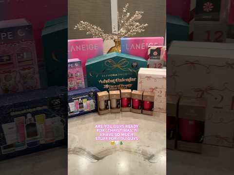 YOU WON’T BELIEVE WHAT ADVENT CALENDARS  GOT🤭🎀 ALL OF THIS IS FOR YOU GUYS VERY SOON!👀 #makeup