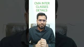 cma inter Classes Details  | June 23 Term |  #cmainter #cma #cmaexams