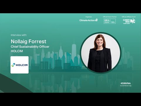 Interview with Nollaig Forrest at Holcim | Sustainable Investment Forum North America 2024