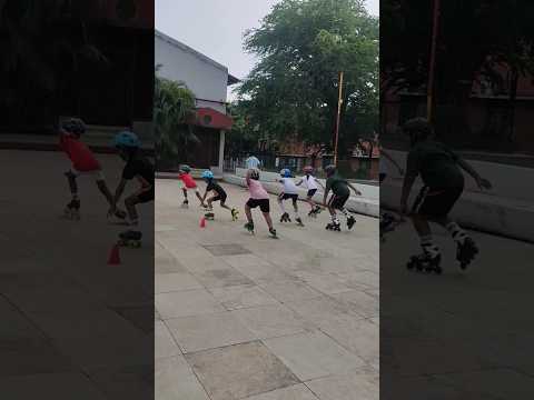 speed skating Race #raipur #skating #reaction #artistic #indianskater #jump #balurghat #vairal