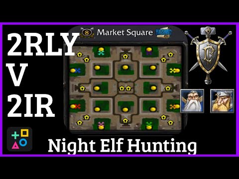 🟪🛡️Market Square [2v2] - Human & Orc vs. Night Elves x2 - Yts POV