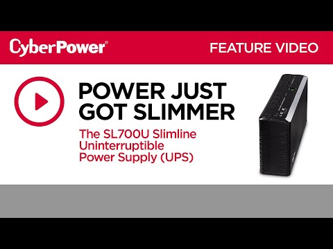 CyberPower SL700U Slimline Standby Battery Backup Feature Video