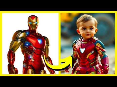 BABIES Become Superheroes! 🦹‍♂️All Characters MARVEL & DC | Babies Quiz | Quiz Intractor