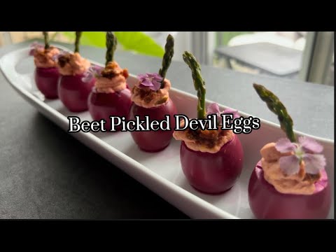 The best Beet Pickled Devil Eggs 🐣