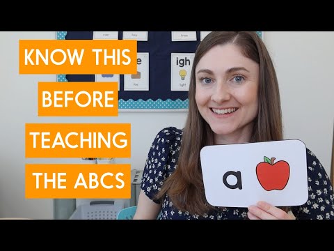 What Teachers Should Know Before They Teach the Alphabet!