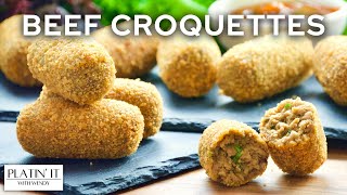 EASY Beef Croquette Recipe | Comfort Food Favourites