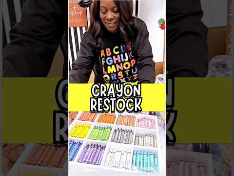 Crayon Restocking #childcarebusiness #childcare #crayon #artsandcrafts #preschoolclassroom #daycare