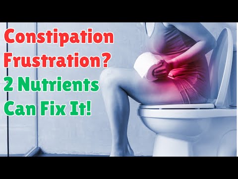 Fix Constipation with 2 Nutrients - It's Not What You Think!