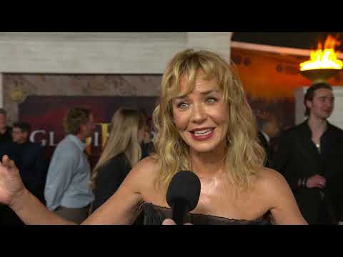 Gladiator II Los Angeles Premiere - itw Connie Nielsen (Official video)