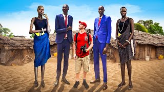 TALLEST HUMANS ON EARTH (South Sudan) - 7.5 FEET!