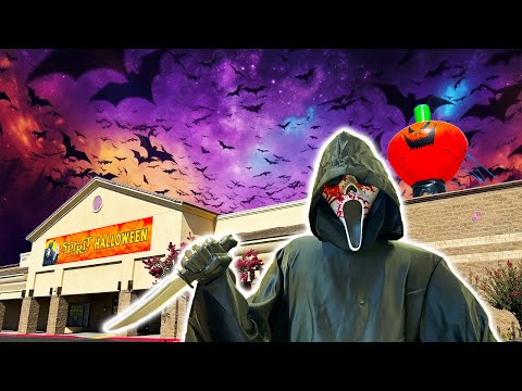 NEW SPIRIT HALLOWEEN INSIDE ABANDONED STEIN MART | Funny Moments, Masks and More!