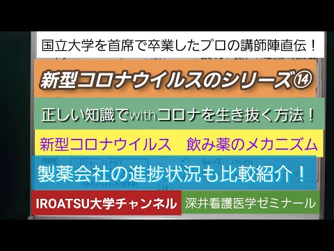 23年の実績[新型コロナウイルスのシリーズ⑭・新型コロナウイルス　飲み薬のメカニズム・正しい知識でwithコロナを生き抜く方法を伝授！]深井看護医学ゼミナール・深井カウンセリングルーム