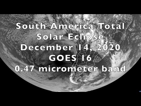 Total Solar Eclipse from Space: December 14, 2020 South America Eclipse