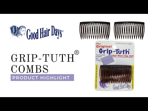 Grip-Tuth Side Combs from Good Hair Days. What are Grip-Tuth Combs?