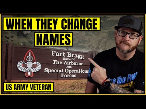 Dates Army installations change names