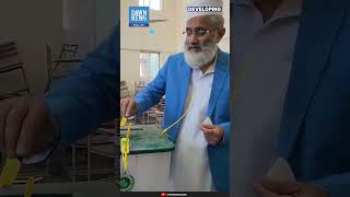 JI Chief Sirajul Haq Votes In Lower Dir | Dawn News English