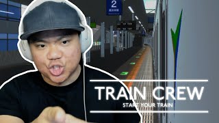 BECOMING A TRAIN CONDUCTOR IN FAKE JAPAN!! | Train Crew