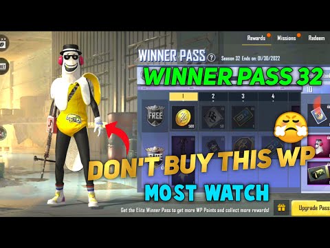 PUBG MOBILE LITE SEASON 32 WINNER PASS HERE | DON'T BUY WP MOST WATCH 😠| PUBG LITE NEW WP 32