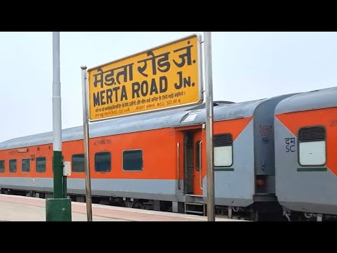 Merta Road Junction railway station Rajasthan, Indian Railways Video in 4k ultra HD