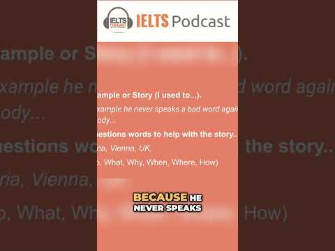 IELTS Speaking - How to extend your answers (framework)