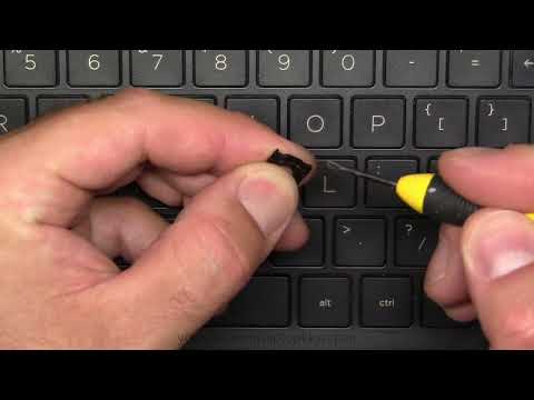 HP 15 DW Laptop How to Key Cap Repair