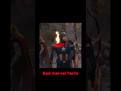 Sad marvel facts part 1 #marvel #marvelcharacter #sad