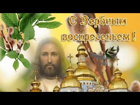 С праздником Вербное воскресенье! Красивое поздравление! Музыкальная открытка!