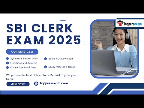 SBI CLERK Online Test Series 2025, Question Bank, Exam Pattern, Free Mock Practice