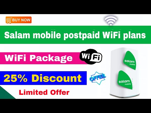 Salam mobile wifi router package | postpaid WiFi plans | salam mobile new internet sim in saudi