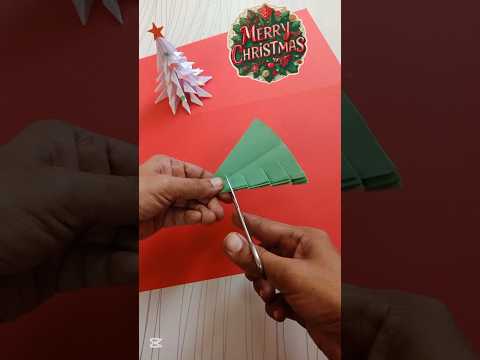 DIY Christmas tree/Christmas decoration idea/Christmas craft/How to make Christmas Tree🎄#diy #shorts