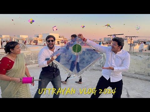 Full Fun 🤣 and Enjoyment On Uttrayan Day | Uttrayan Vlog 2024